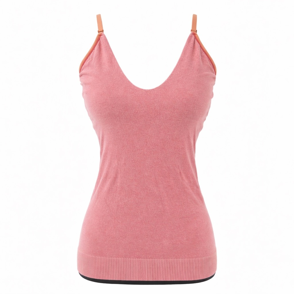 prAna Organic Cotton Pink Cami Tank M Athleisure Yoga Layering Basic Soft